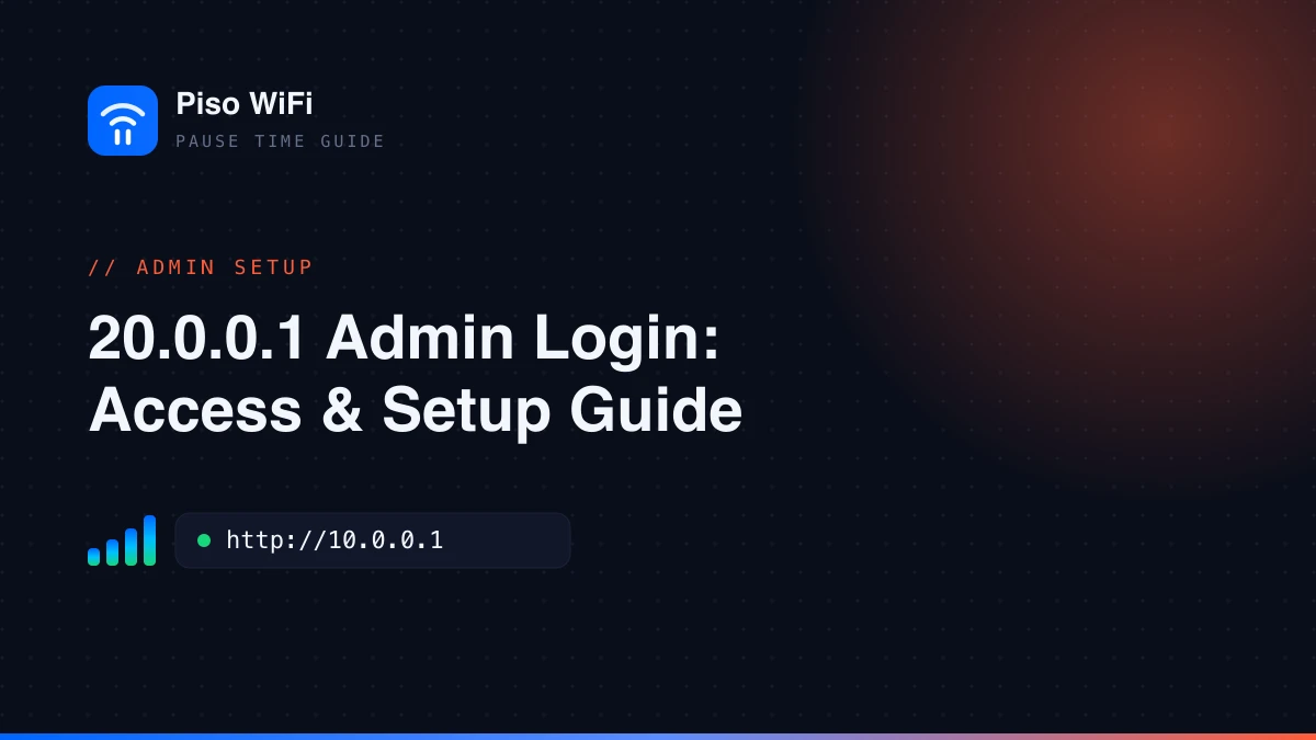 20.0.0.1 admin login access and setup guide for routers and captive portals 20.0.0.1 admin login access and setup guide for routers and captive portals
